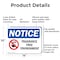 Signmission Fragrance Free Environment, 14 in W x Rectangle, Aluminum OS-2PACK-NS-A-1014-L-12908 - alternate 8